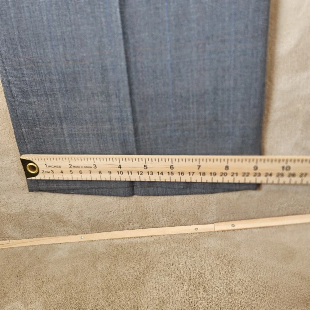 Vintage Hart Schaffner Marx 2 Piece Suit 38R Wool Grey Made in USA